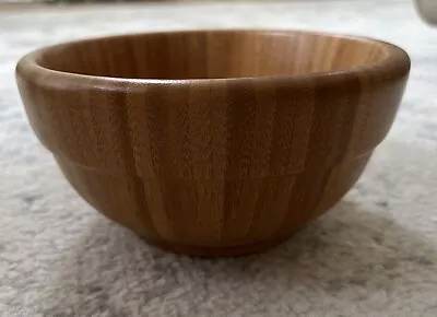 Pampered Chef Wooden Bamboo Snack Bowl • $14.50