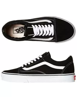 $118.95 • Buy Vans Shoes Old Skool Black White USA SIZE Old School NEW Skateboard Sneakers