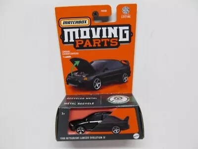 New 2024 Moving Parts Matchbox - Black 1996 Mitsubishi Lancer Evolution IV • $5.25