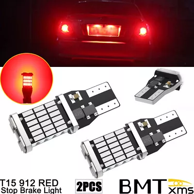 2pcs T15 912 921 LED 3rd Brake High Mount Light Bulbs Red For Ford F150 Ranger • $9.49