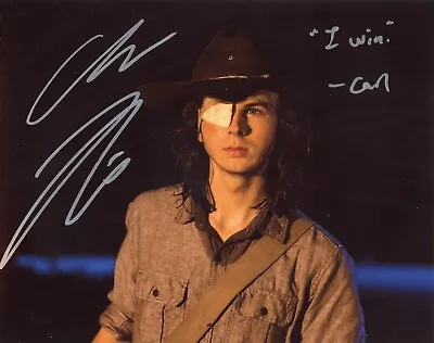 Chandler Riggs AUTOGRAPH The Walking Dead ‘Carl’ Signed 10x8 Photo ACOA • £59.99