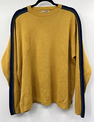 Vintage Obermeyer Tabletop Ski Sweater Retro Striped Wool Blend Men’s Large • $30