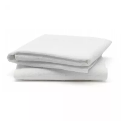 White Large Soft Cotton Cloth Monuskin Muslin Comfortable Wash Reusable Cloths • £8.79