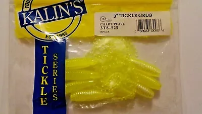 KALIN'S Tickle Grub 3  ( Select Color) 8 Pk. • $3.49