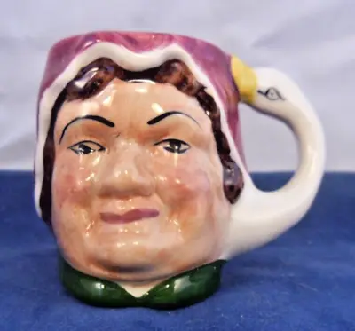 Vintage Artone Old Mother Goose Miniature Toby Jug. Hand Painted Character • £3.95