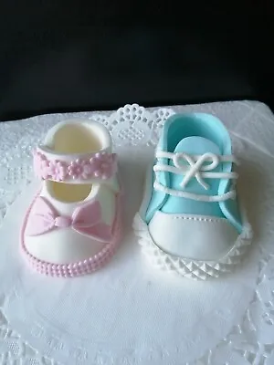 Edible Fondant Baby Shoes  • £14