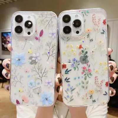 $15.99 • Buy Cute Drop Glue Flowers Case IPhone Case Cover For  IPhone 13max  13 12 X 7p 14