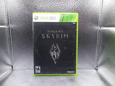 Xbox 360 The Elder Scrolls V Skyrim Tested & Working With Manual Video Game • $5.99