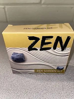 Desktop Mini Zen Garden Kit Great Stress Relief New In Box • $14.99