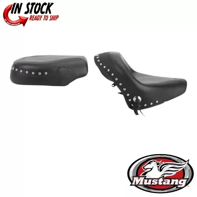 Mustang Wide Touring Two-Piece Seat Studded For 2002-2009 Honda VTX1300R • $680.80