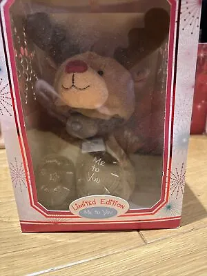 Limited Edition Me To You Tatty Teddy In Reindeer Costume • £20