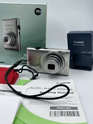Canon PowerShot ELPH 300HS 12.1MP Digital Camera Silver • $229.50
