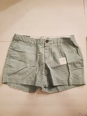 Old Navy Light Blue Sunflower Shorts Women's Size 4 NWT  • $18