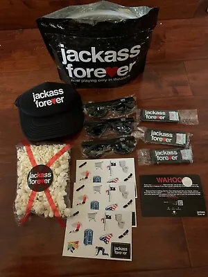 Jackass Forever Movie Promo Merch Swag -Sunglasses Bandaids Stickers Hat 2022 • $27.99