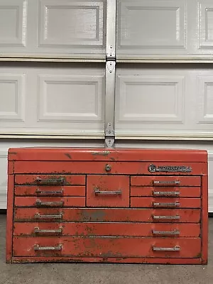 Vintage Cornwell 10-Drawer Tool Chest Top Cabinet Box - 80’s Toolbox • $100