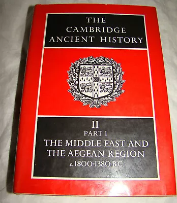 Vtg 1973 Cambridge Ancient History VII Middle East & Aegean Region 1800-1380 BC • £81.09