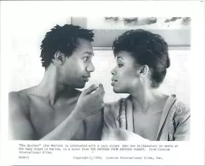 1984 Press Photo Emmy Winning Actor Joe Morton Dee Dee Bridgewater - Rkf3977 • $19.99