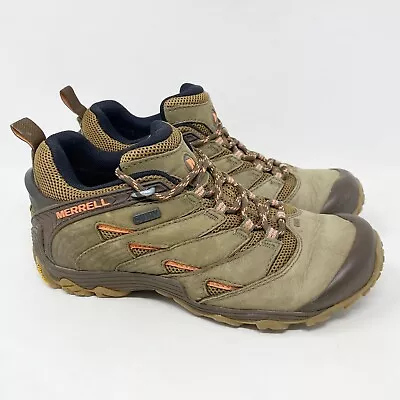 Merrell Chameleon 7 Dusty Olive Vibram Sole Waterproof Hiking Women's Size 6.5 • $29.99