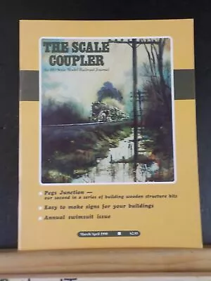 Scale Coupler 1990 March April Vol 4 #2 HO Scale Model Railroad Journal • $6