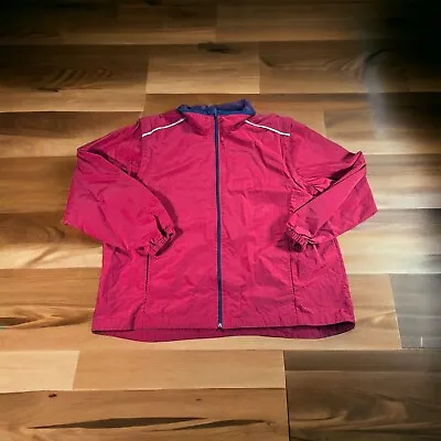 🔥 Vintage 90s MTA Pro Jacket Mens Size Large L Red Windbreaker • $20