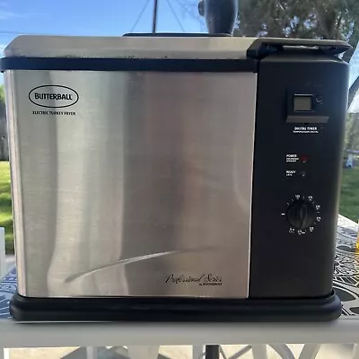 Butterball Indoor Electric Turkey/ Chicken Wing Deep Fryer By Masterbuilt Works! • $75