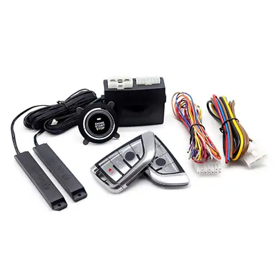 Car Keyless Entry Engine Start Alarm PKE System Auto Mobile Phone APP Control • $105.20