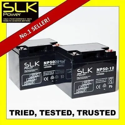  MOBILITY SCOOTER BATTERIES PAIR (12volt) 12 15AH 24 33 36 40 50 55AH 70AH 75AH • £28.84