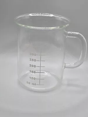 Glass Beaker 350ml Cup Mug Science Lab Gift Coffee Tea • $16.98