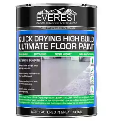 Everest Trade - Quick Drying Ultimate Floor Paint - High Build - Anti-slip • £39.95