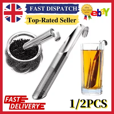 Loose Tea Diffuser Strainer Infuser Leaf Herbal Filter Cup Mesh Stainless Steel • £3.89