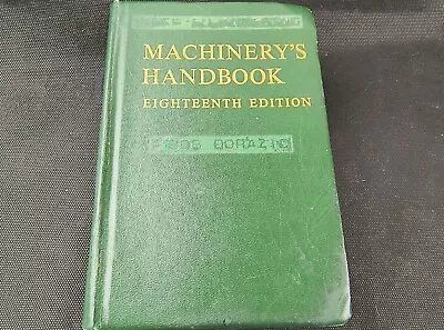 1970 Machinery Handbook 18 Edition • $20