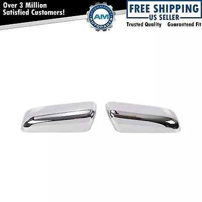 Mirror Cap Cover Upgrade Chrome Driver Passenger Pair For 09-14 Ford Truck F150 • $46.02