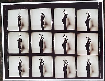 1962 Marilyn Monroe Original Gelatin Silver 10x12 Contact Sheet Bert Stern Photo • $739