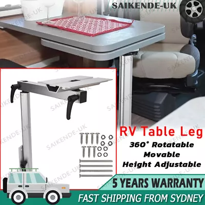 RV Table Leg Movable Rotatable Folding Height Adjustable Camper Caravan Yachts • $96.85