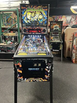 Stern Metallica Pro Pinball Machine Super Rare Stern Dealer Leds • $8888.88