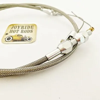 Hot Rod 48  Throttle Cable For Chevy LS1 - Cut To Length- Braided S/S • $35.95