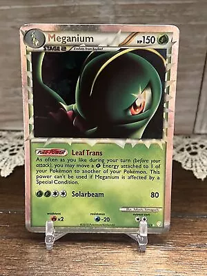 Pokémon TCG Meganium Prime Heartgold & Soulsilver 109/123 Holo Holo Rare NM • $9.99