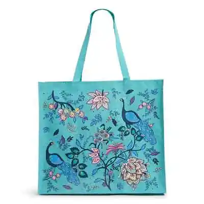 Vera Bradley Authentic Peacock Garden Market Travel Tote NWT Carry On Bag Purse • $17.98