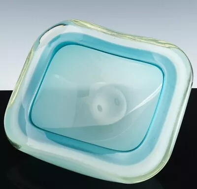 Mid Century Modern Murano Italian Sommerso Art Glass Ashtray Bowl Venini Quality • $12.50