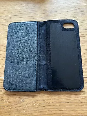 Louis Vuitton IPhone 7 Folio Case - Black • £15