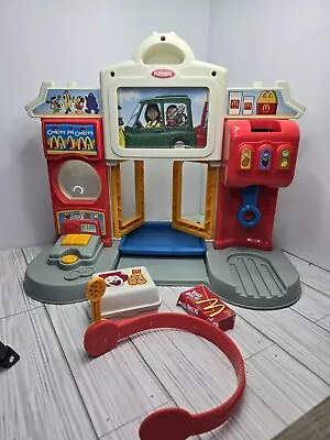 Vintage 1999 Playskool McDonald's Electronic Drive Thru *works* • $45