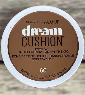 Maybelline Dream Cushion Fresh Face Liquid Foundation Cocoa. New • $4.79