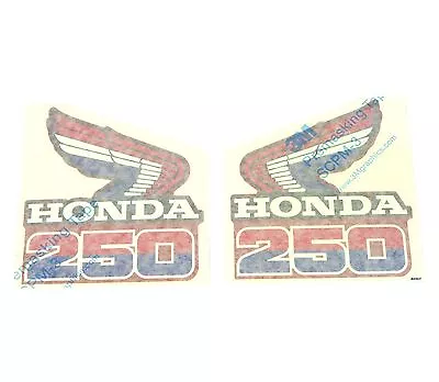 $42.95 • Buy Radiator Shroud Decals ✰ 1985 Honda CR250R CR250 CR 250 Motocross ✰ Off Road ✰