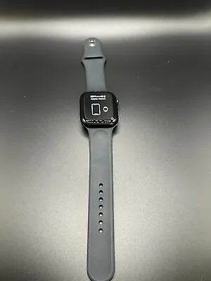 Apple Watch Series 7 A2474 Black 45MM Water Resistant 50M GPS Smartwatch • $179.99