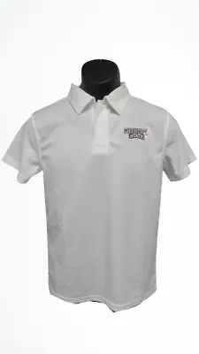 New Minor Flaw Mississippi State Bulldogs Youth Size M (10/12) White Golf Shirt • $4.65