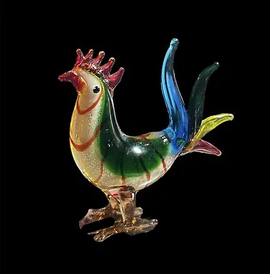 Vintage Murano Glass Rooster Sculpture • $50