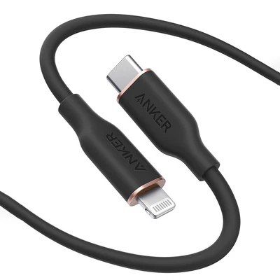 $44.95 • Buy Anker Powerline  Soft USB-C To Lightning 1.8 Metre - Black Black