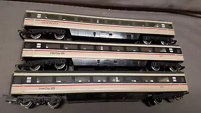 Rake Of 3 X Hornby Grey Inter-city Hst Mk3 Coaches Good Unboxed • £11.99