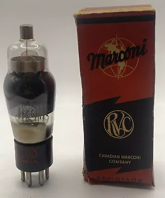 Marconi 6C6 Vacuum Tube - Amplifier - Ham Radio Valve - New Old Stock - Rare • $38.64