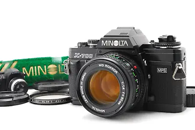 Minolta X-700 35mm SLR Film Camera MD Rokkor 50mm F/1.4 Lens Strap From JAPAN • $289.99